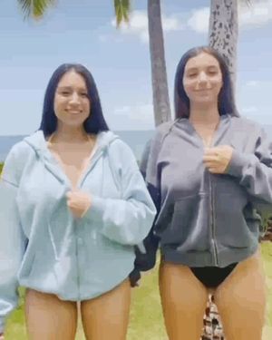 Hot babes bouncing boobs