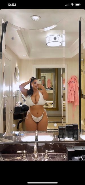 Katelyn Sade selfie in a White bikini