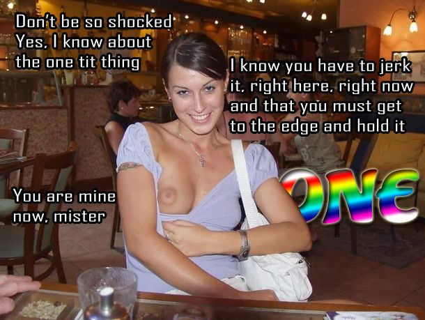 One Tit Out