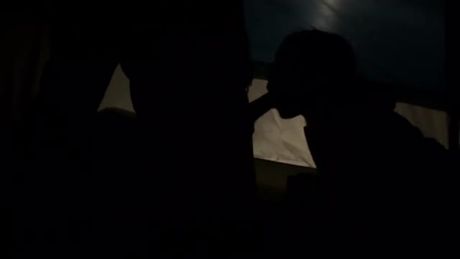Rainy tent blowjob asmr