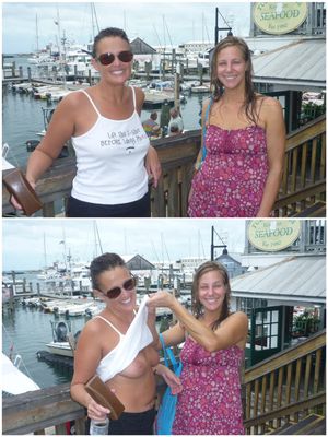 Mother and naughty daughter