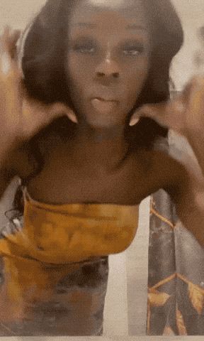 Primping In Front Of The Mirror