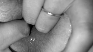 Girlfriend pulling open her asshole like a slut