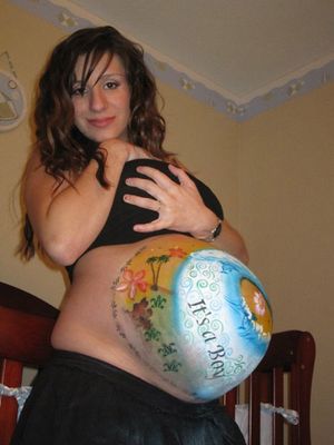 September Carrino - Preggo BellyPaint