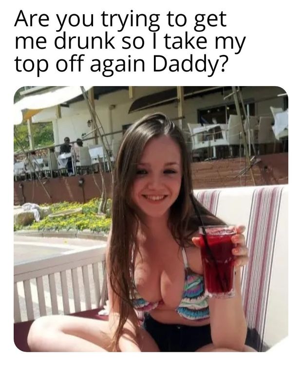 Getting daughter drunk