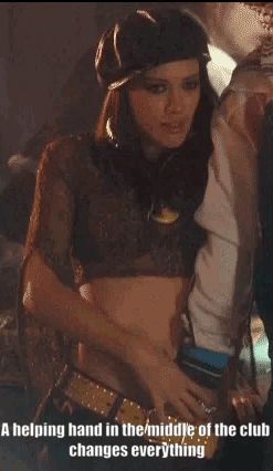 That little hand in the middle of the club...