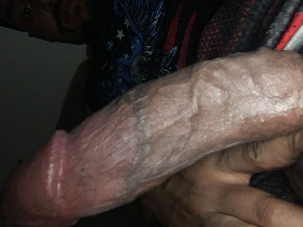 Handsome black male with a thick cock