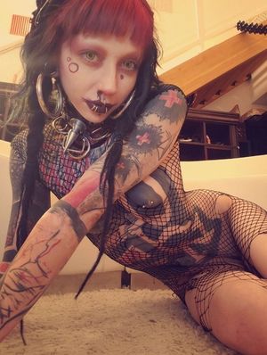 Kota fishnet bodystocking