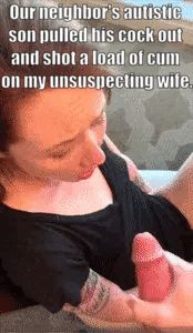 My neighbor's son has special needs, so my wife offered to keep an eye on him while they are at work.