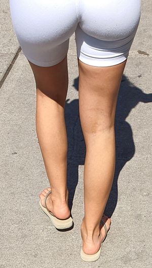 Petite white spandex 1