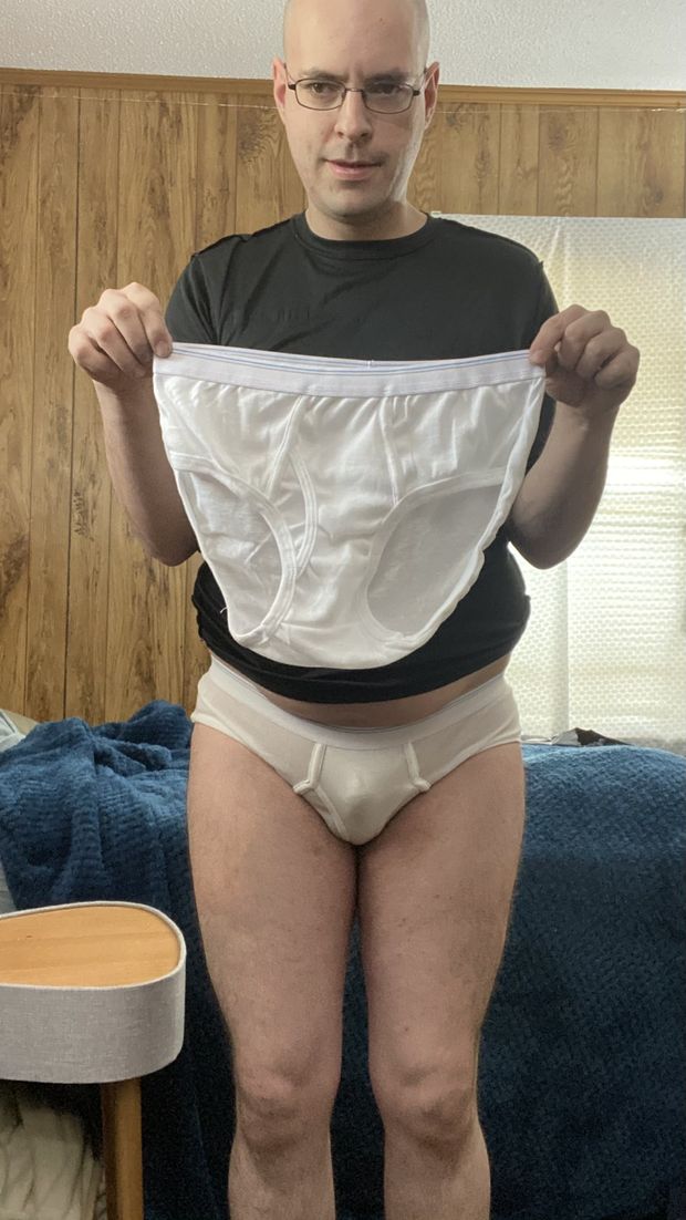 Loser presents his Tighty Whities to the World