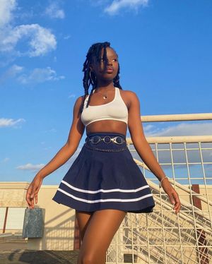 Cute little niglet searching for her white daddy