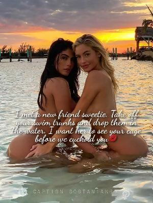 husband gets cucked by wife and her new friend and shows his cage