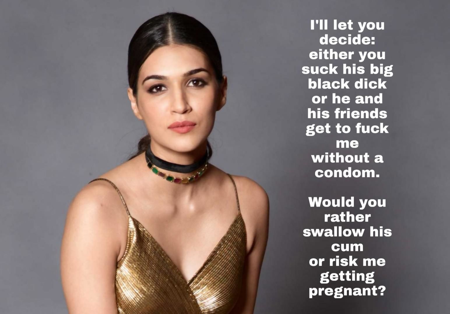 "If you suck his bbc dick, I'll use a condom when they gangbang me" - Wife