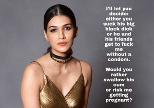 "If you suck his bbc dick, I'll use a condom when they gangbang me" - Wife