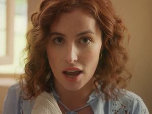 Redhead woman (Lisa O'Connor) - "such a pretty face that deserves to be covered with cum after fucking her mouth intensely" - Tena Discreet