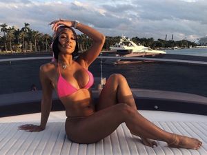 Saweetie looking sexy in her bikini