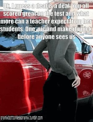 My girlfriend made a bet with her students. The test was a lot easier than usual though