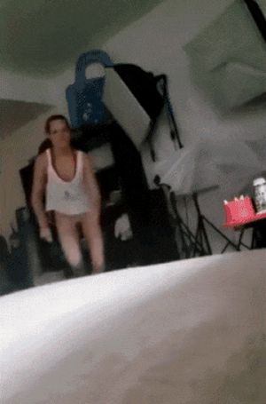 Jumping pussy challenge