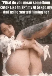 My dad got a new phone for his birthday and decided to test it out on my girlfriend