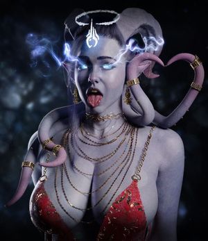 ( Divinity Demon. Able to enthral multiple hosts.) Well Now.! Let’s Get This Party Started. Shall We Guys. };>~