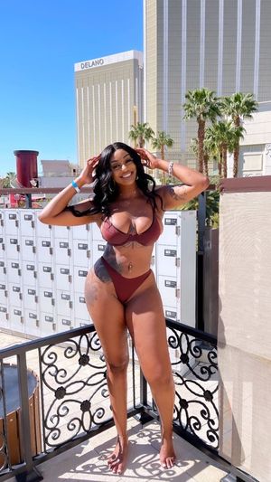 Sophia Ifeoma (NigerianAmazon) in a bikini