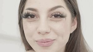 Spanish Bukkake cum swallow