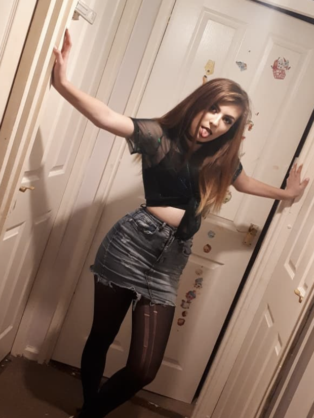 Sexy lil goth looking slut Storm wants dick right now.