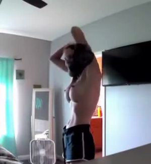 The hottest clothing change ever.