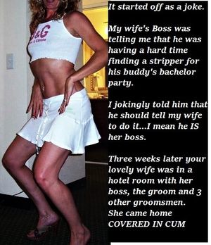 Your WIFE is the entertainment for her Boss