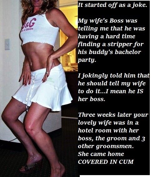 Your WIFE is the entertainment for her Boss