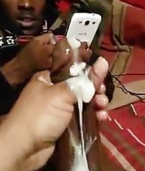 Delicious black man's cum