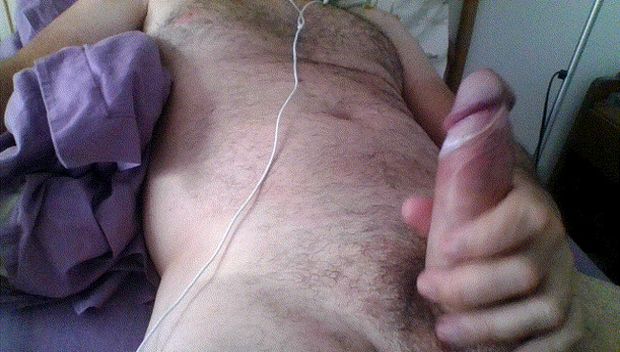 My dick before cummin'