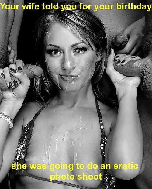 Your wife did an erotic photo shoot for you birthday!