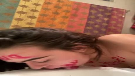 My slave doing women's work