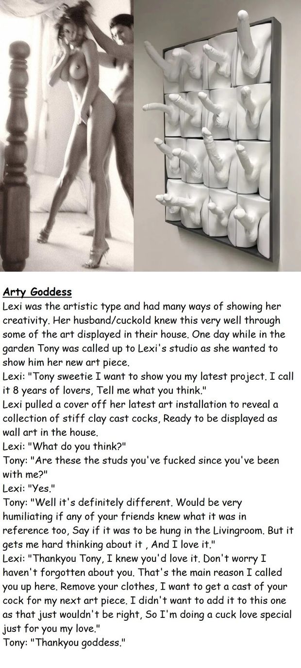 Arty cuckold's goddess