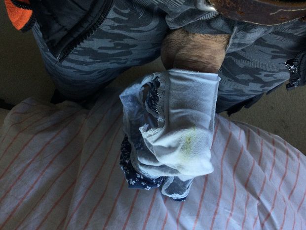 Dirty Panty Pouch Masturbation
