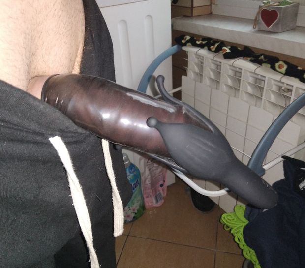 Black Condom & Demogorgon Toy