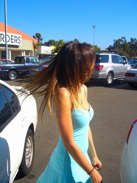 Perfect Ukrainian Babe in a Dress, Ready for a Party