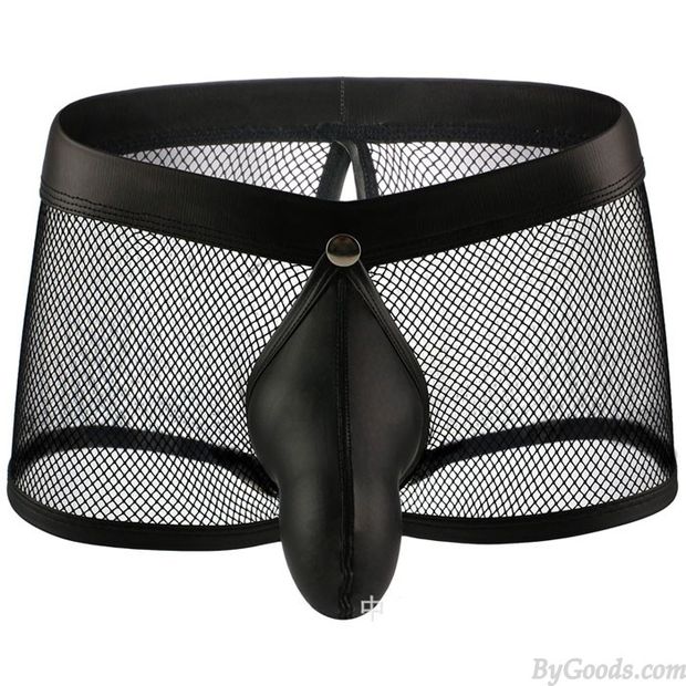 Sexy résille homme pénis forme gladiateur maille transparente respirante perspective hommes lingerie