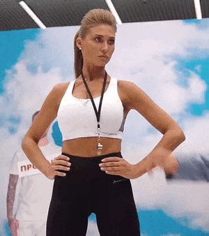 Randomly groping her…