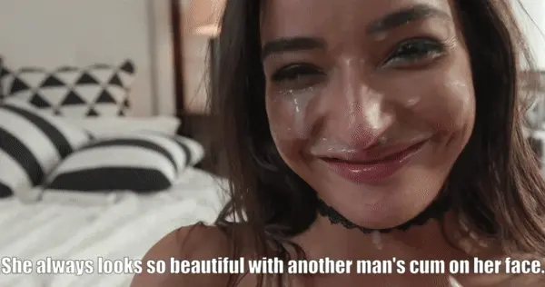 Cover her in cum.