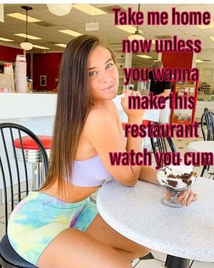 I'm hungry, daddy, but not for food!