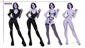 Raven poses
