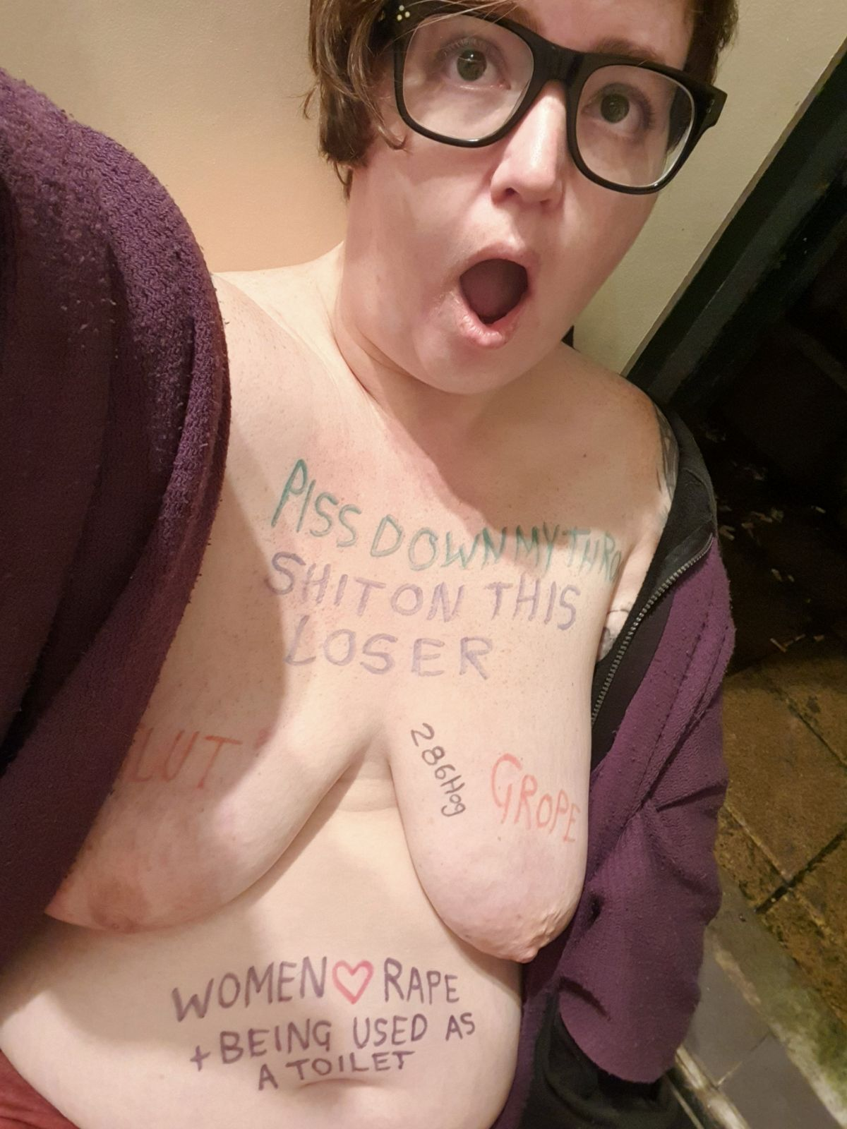 Humiliated slave