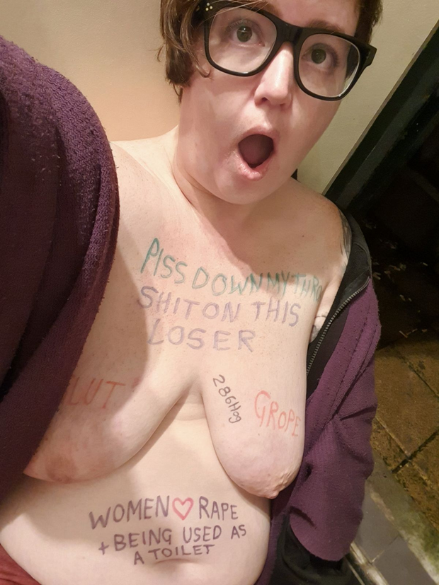 Humiliated slave