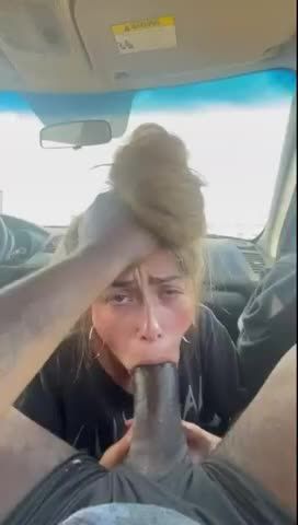 Amateur BBC Blonde Blowjob Car Sex Cumshot Deepthroat Interracial Public Porn GIF by blackpornrules