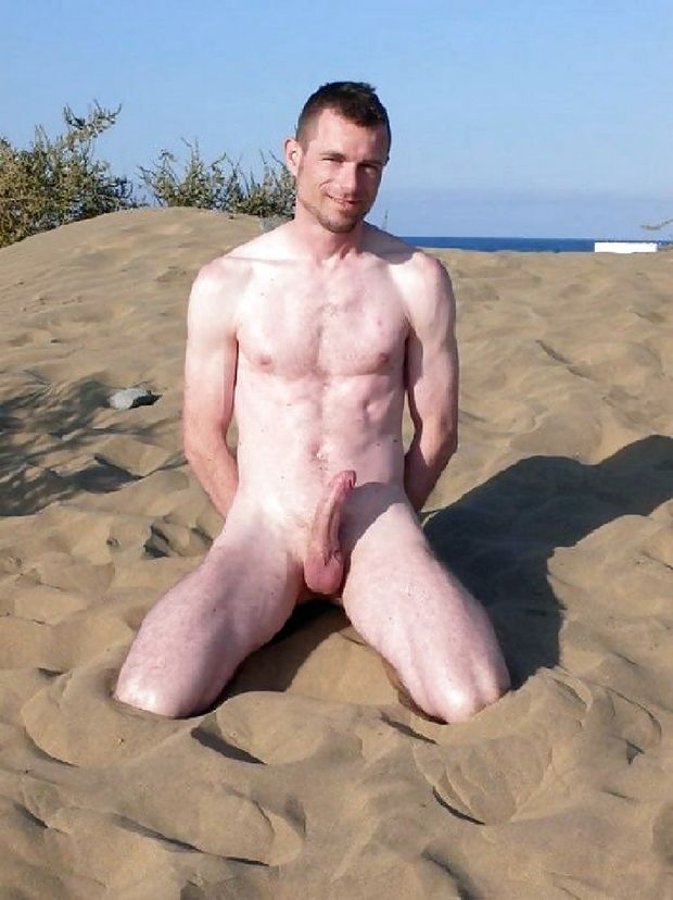 Nude Men At The Beach