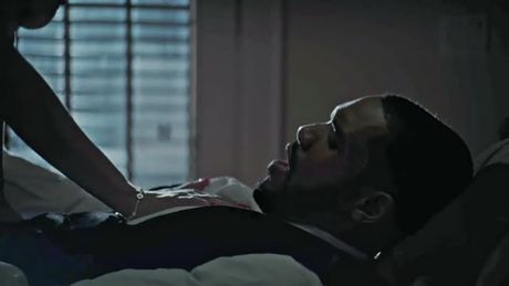 Elarica Johnson riding Parker Sawyers in "P-Valley"