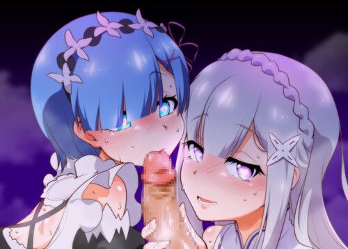 Rem and Emilia Hot (Re:ゼロから始める異世界生活)